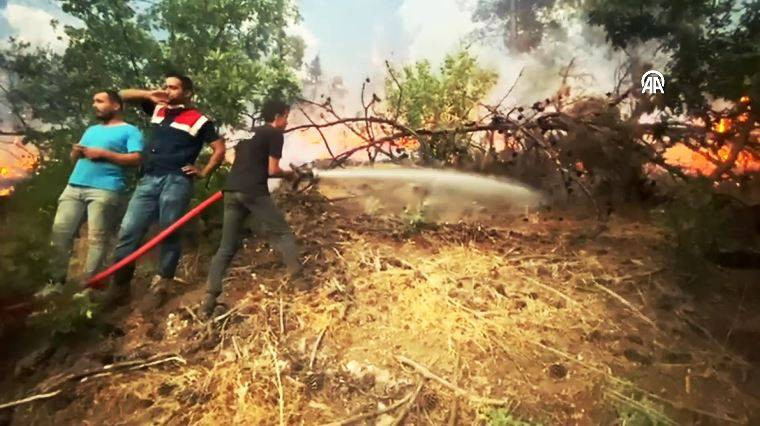 Kahramanmaraş'ta orman yangını - Resim: 6